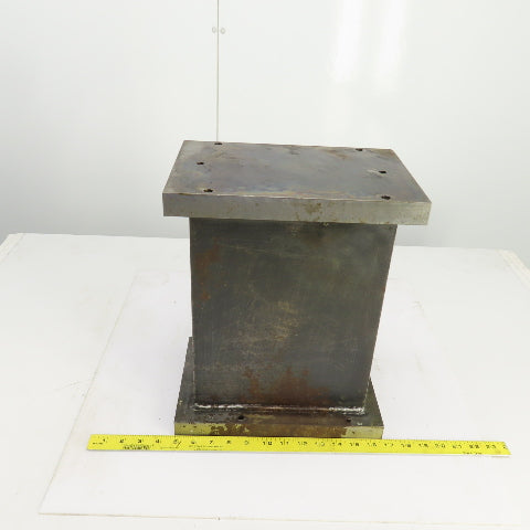 12" x 8" x 15" H  Steel Riser Machinist Block Setup Support Fixture 1-1/8" Thick