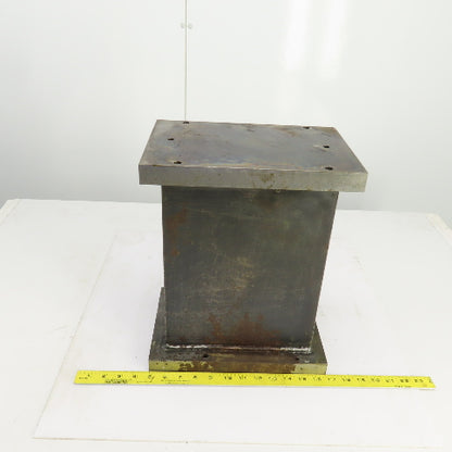12" x 8" x 15" H  Steel Riser Machinist Block Setup Support Fixture 1-1/8" Thick