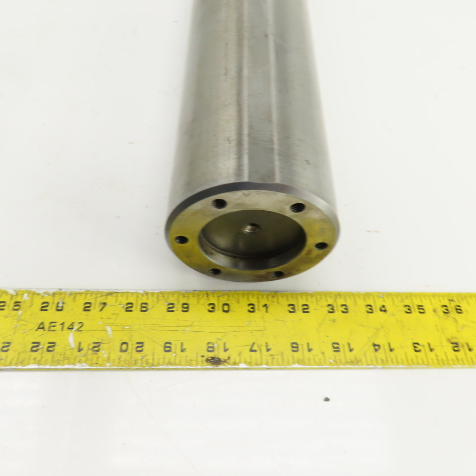 3.9200" OD Steel Machine Cylinder W/Flat Spots 24-7/16" OAL W/0.450" Key Way