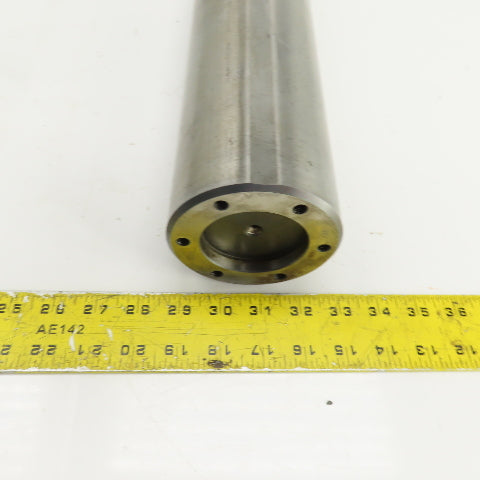 3.9200" OD Steel Machine Cylinder W/Flat Spots 24-7/16" OAL W/0.450" Key Way