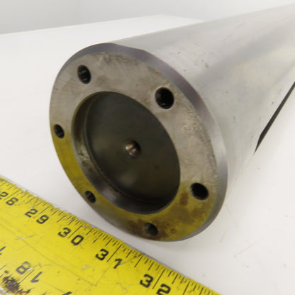 3.9200" OD Steel Machine Cylinder W/Flat Spots 24-7/16" OAL W/0.450" Key Way