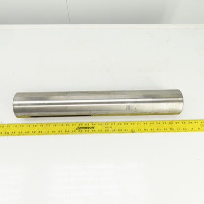 3.9200" OD Steel Machine Cylinder W/Flat Spots 24-7/16" OAL W/0.450" Key Way