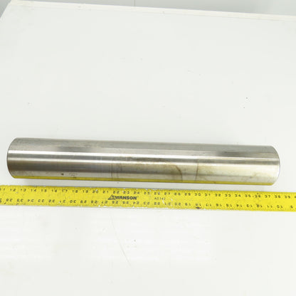 3.9200" OD Steel Machine Cylinder W/Flat Spots 24-7/16" OAL W/0.450" Key Way