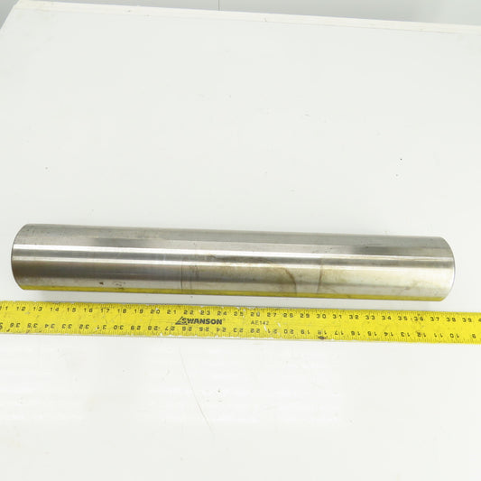 3.9200" OD Steel Machine Cylinder W/Flat Spots 24-7/16" OAL W/0.450" Key Way