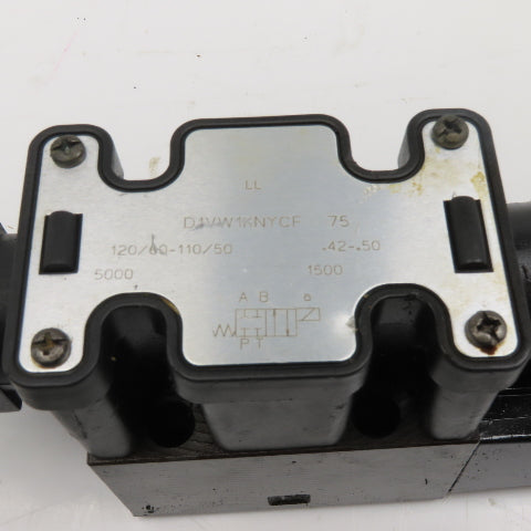 Parker D1VW1KNYCF Directional Control Valve 4/2 Way 120V Coil