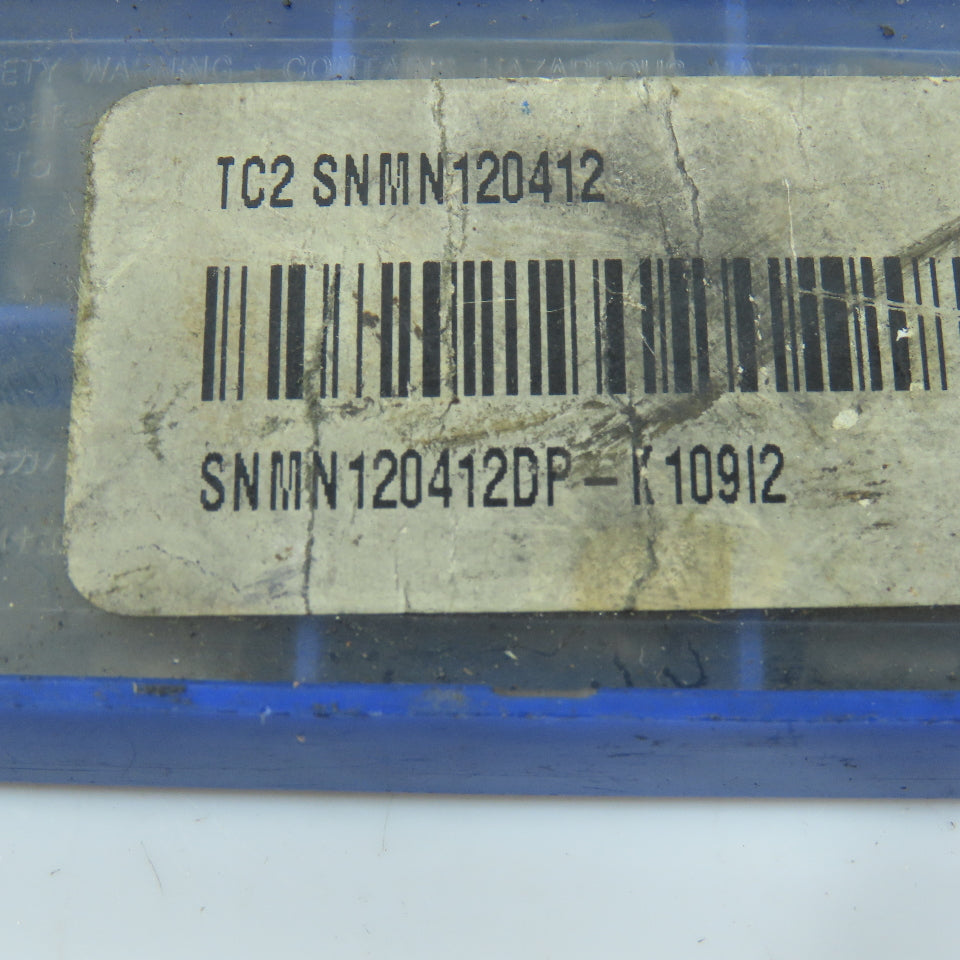 Sumitomo SNMN120412DP-K10912 Indexable Carbide Insert Lot of 9