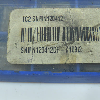 Sumitomo SNMN120412DP-K10912 Indexable Carbide Insert Lot of 9