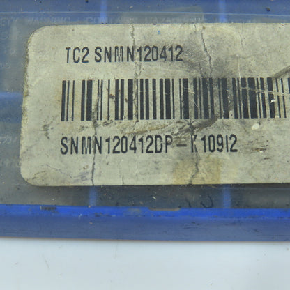 Sumitomo SNMN120412DP-K10912 Indexable Carbide Insert Lot of 9