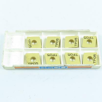 Seco CNMA120412 P05/K10 Indexable Carbide Insert Lot of 8