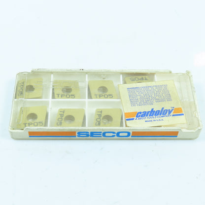 Seco CNMA120412 P05/K10 Indexable Carbide Insert Lot of 8