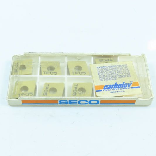 Seco CNMA120412 P05/K10 Indexable Carbide Insert Lot of 8