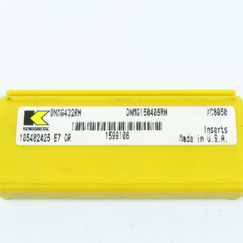 Kennametal DNMG432RN K8050 Indexable Carbide Insert Lot of 4