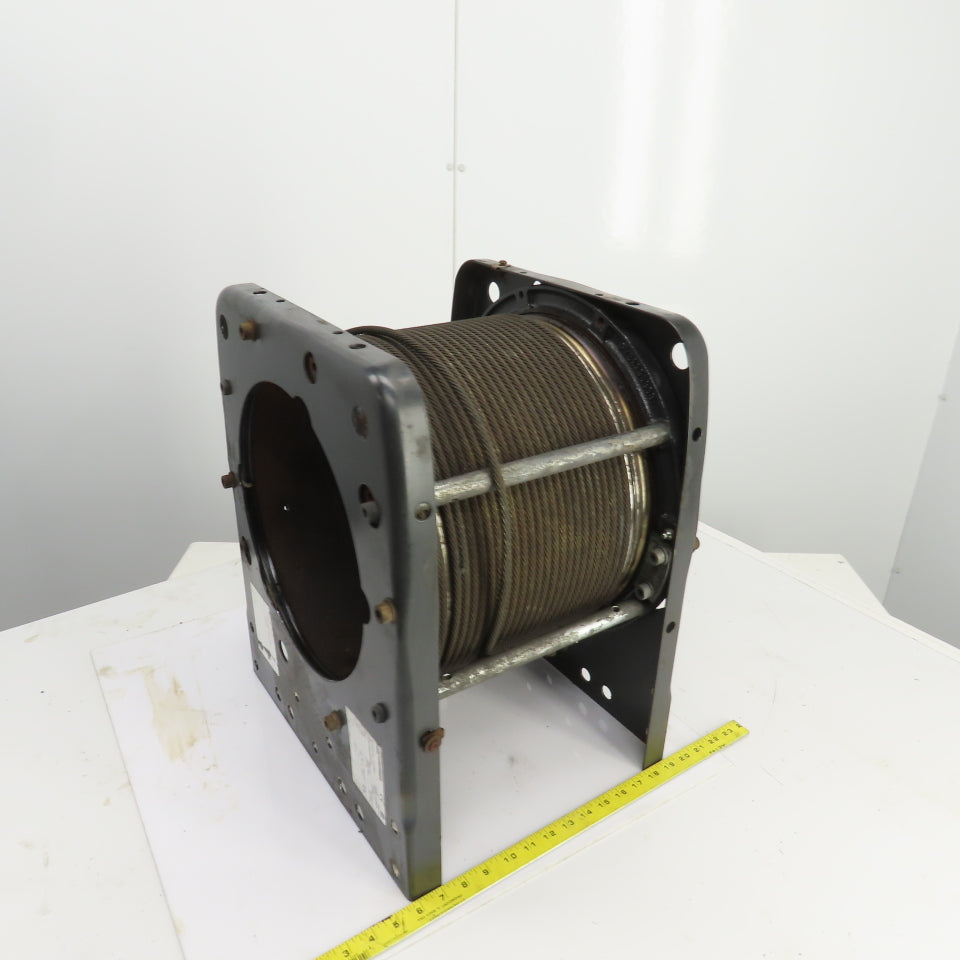 Konecranes CXT40410020P35FBN0S Cable Drum Wire Rope Hoist Spool W/Gear 8mm Wire