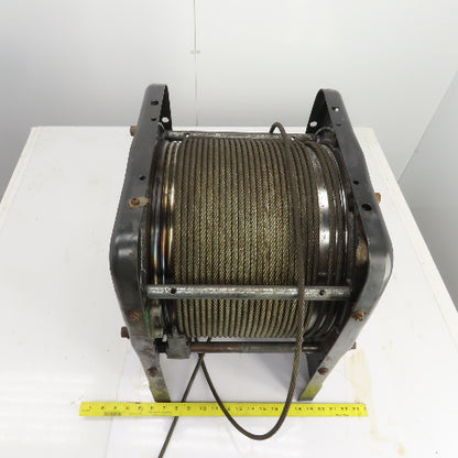 Konecranes CXT40410020P35FBN0S Cable Drum Wire Rope Hoist Spool W/Gear 8mm Wire