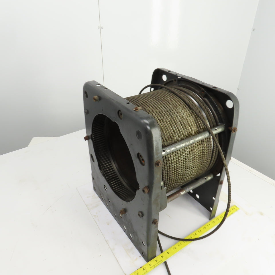 Konecranes CXT40410020P35FBN0S Cable Drum Wire Rope Hoist Spool W/Gear 8mm Wire