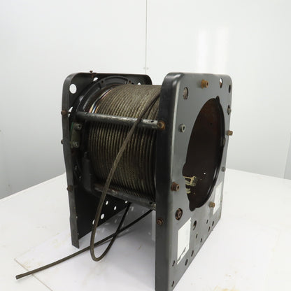 Konecranes CXT40410020P35FBN0S Cable Drum Wire Rope Hoist Spool W/Gear 8mm Wire
