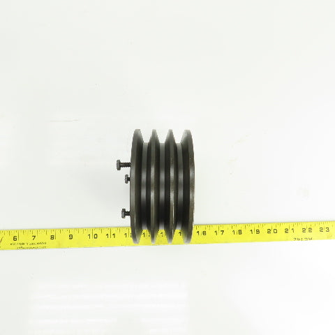 Martin 3B 5.0 SD 3 Groove Pulley Sheave 5.35" OD 1-1/8" Bore 2-1/2" Wide