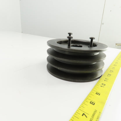 Martin 3B 5.0 SD 3 Groove Pulley Sheave 5.35" OD 1-1/8" Bore 2-1/2" Wide