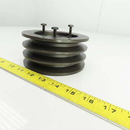 Martin 3B 5.0 SD 3 Groove Pulley Sheave 5.35" OD 1-1/8" Bore 2-1/2" Wide