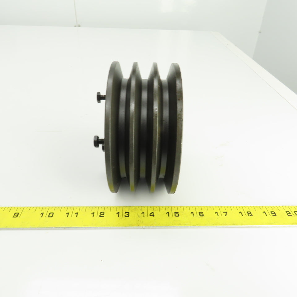Martin 3B 5.0 SD 3 Groove Pulley Sheave 5.35" OD 1-1/8" Bore 2-1/2" Wide