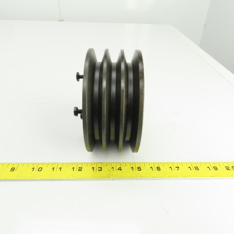 Martin 3B 5.0 SD 3 Groove Pulley Sheave 5.35" OD 1-1/8" Bore 2-1/2" Wide