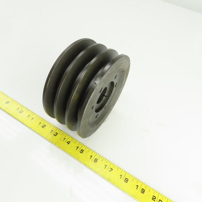 Martin 3B 5.0 SD 3 Groove Pulley Sheave 5.35" OD 1-1/8" Bore 2-1/2" Wide