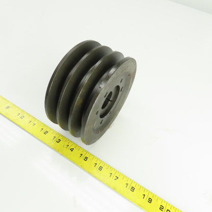 Martin 3B 5.0 SD 3 Groove Pulley Sheave 5.35" OD 1-1/8" Bore 2-1/2" Wide