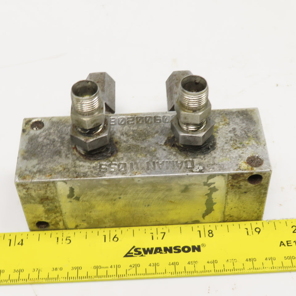 Daman AJ0900206P Aluminum Junction Block Header 2 Station