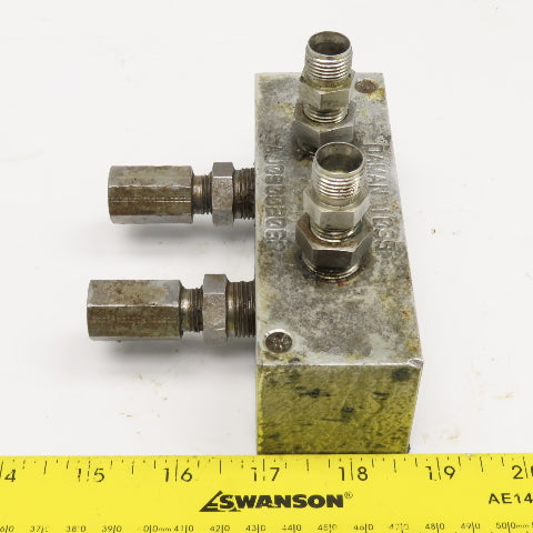 Daman AJ0900206P Aluminum Junction Block Header 2 Station
