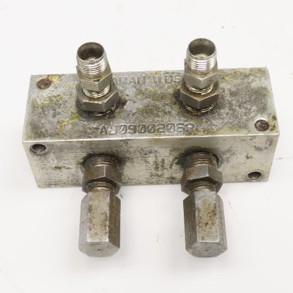 Daman AJ0900206P Aluminum Junction Block Header 2 Station