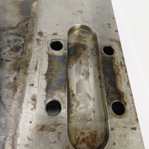 20" L x 13-1/4" W Machined Steel Fixture Set Up Jig Plate 1-1/2" Thick