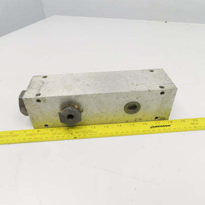 Aluminum Block Hydraulic Manifold 6 Port Parallel
