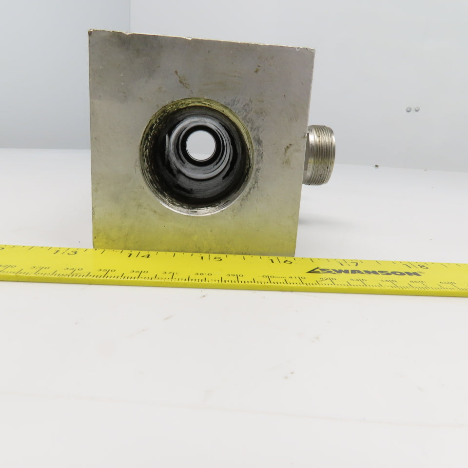 Aluminum Block Hydraulic Manifold 6 Port Parallel