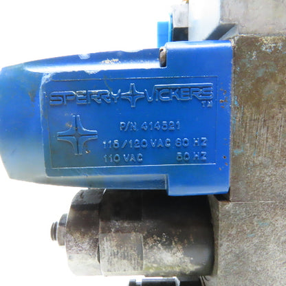 Vickers DG4V-3S-2C-M-FTWL-B5-60 4/3 Way Closed Center Valve Assembly 120V Coil