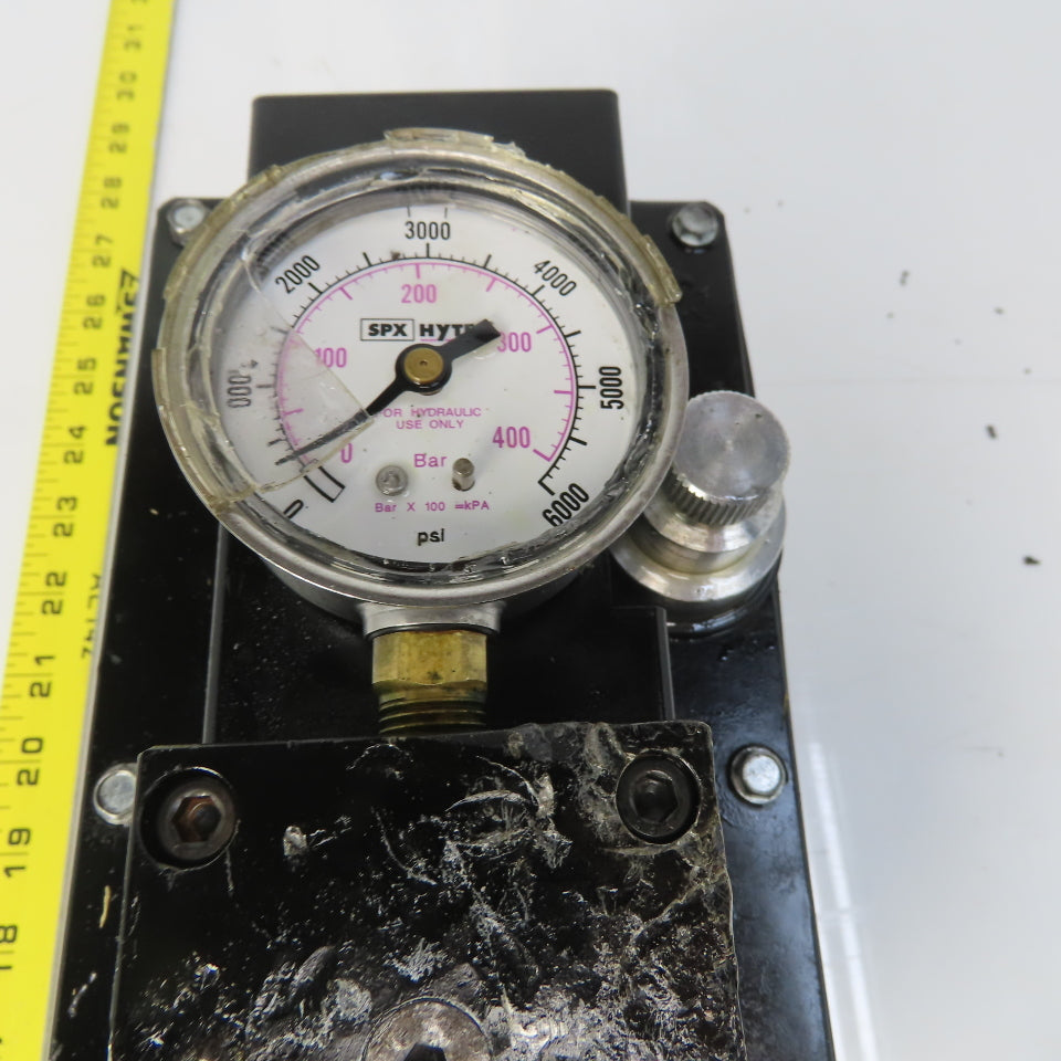SPX Hytec Model G Pneumatic Air Hydraulic Pump 4800 PSI