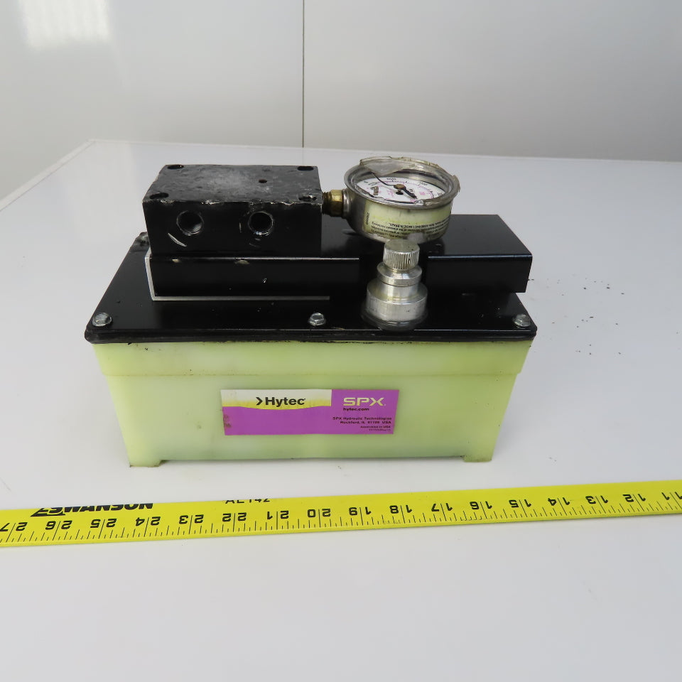 SPX Hytec Model G Pneumatic Air Hydraulic Pump 4800 PSI
