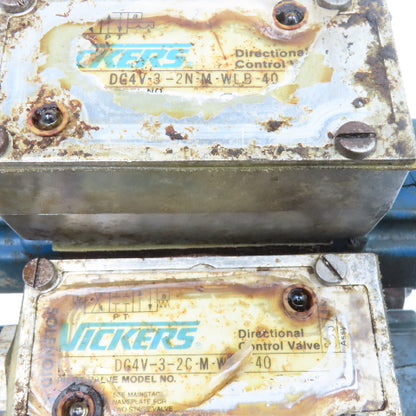 Vickers DG4V-3-2N-M-WLB-40 Hydraulic Valve Manifold Assembly
