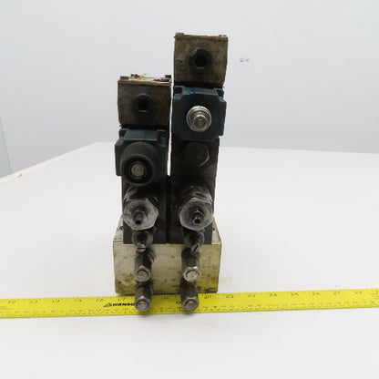 Vickers DG4V-3-2N-M-WLB-40 Hydraulic Valve Manifold Assembly