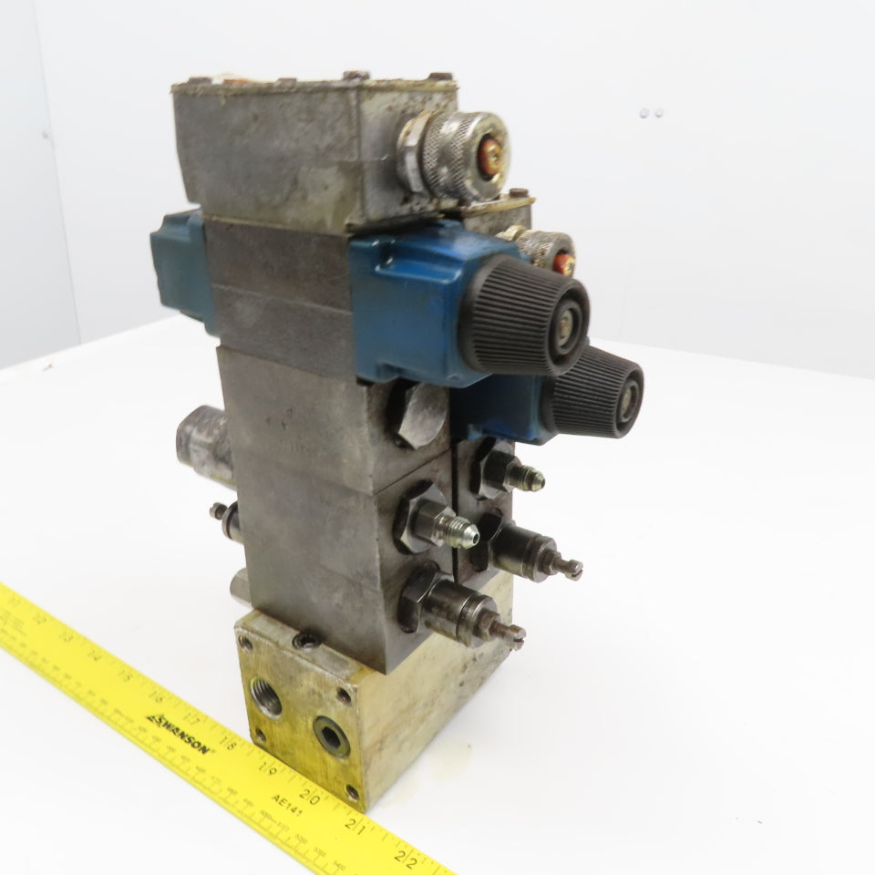 Vickers DG4V-3-2N-M-WLB-40 Hydraulic Valve Manifold Assembly