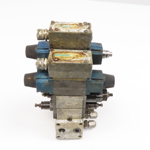 Vickers DG4V-3-2N-M-WLB-40 Hydraulic Valve Manifold Assembly