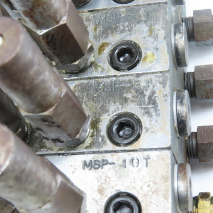 Trabon Lubriquip MSP-5T MSP-10T Modular Lubrication Divider Valve Assembly