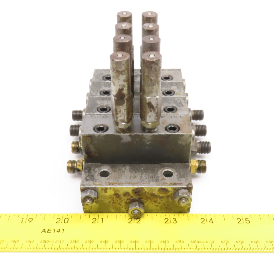 Trabon Lubriquip MSP-5T MSP-10T Modular Lubrication Divider Valve Assembly