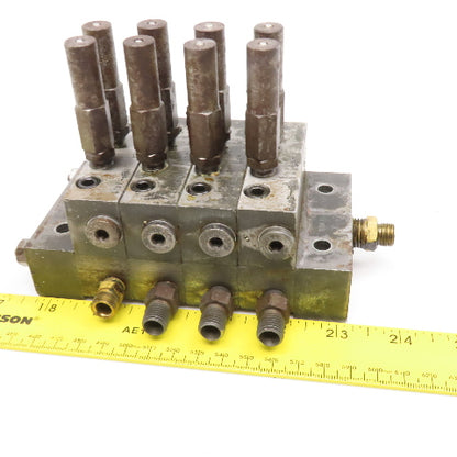 Trabon Lubriquip MSP-5T MSP-10T Modular Lubrication Divider Valve Assembly