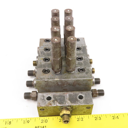 Trabon Lubriquip MSP-5T MSP-10T Modular Lubrication Divider Valve Assembly