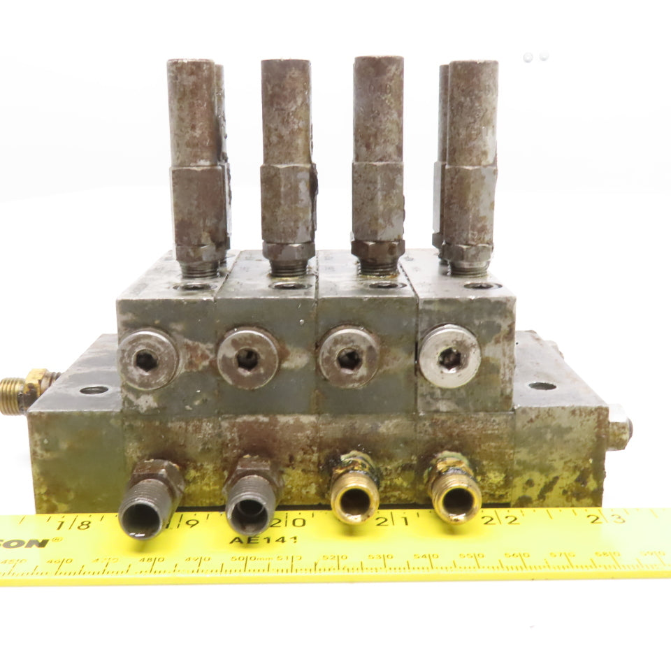 Trabon Lubriquip MSP-5T MSP-10T Modular Lubrication Divider Valve Assembly