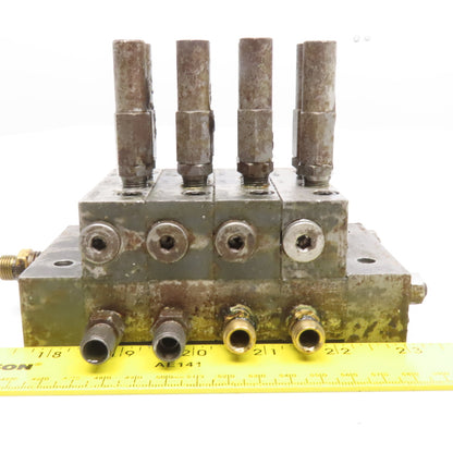 Trabon Lubriquip MSP-5T MSP-10T Modular Lubrication Divider Valve Assembly
