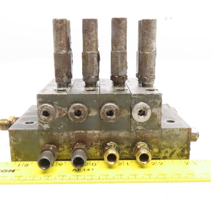 Trabon Lubriquip MSP-5T MSP-10T Modular Lubrication Divider Valve Assembly