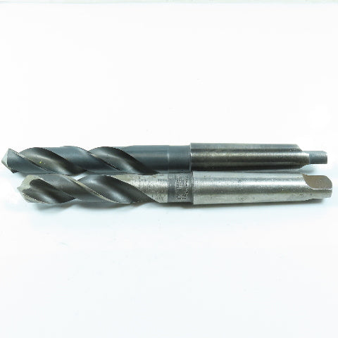 27/32" #3MT Morse Taper 2 Flute Twist Drill Bit 135° Lot of 2