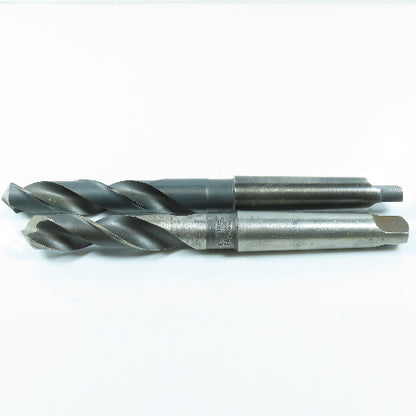 27/32" #3MT Morse Taper 2 Flute Twist Drill Bit 135° Lot of 2