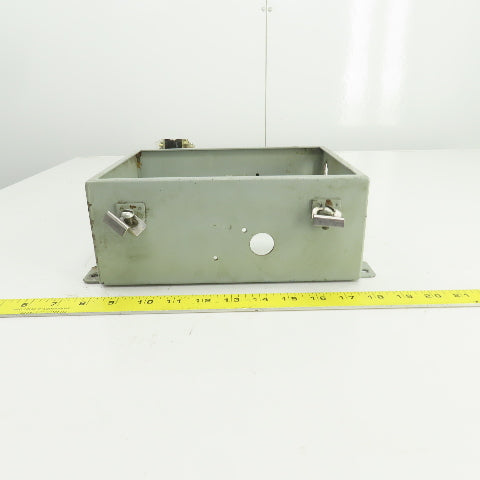Hammond 10" x 8" x 4" Electrical Enclosure W/Backplate & Switches 600V